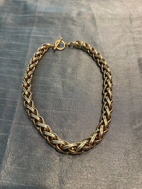 New💜 Gold Sunlit Braid Necklace by EM💜